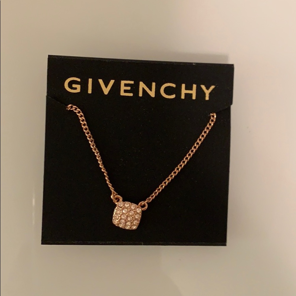 Givenchy rose gold necklace w pendant